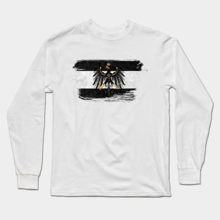 Prussia Konigsberg/Koenigsberg flag - grunge brick stone Long Sleeve T-Shirt